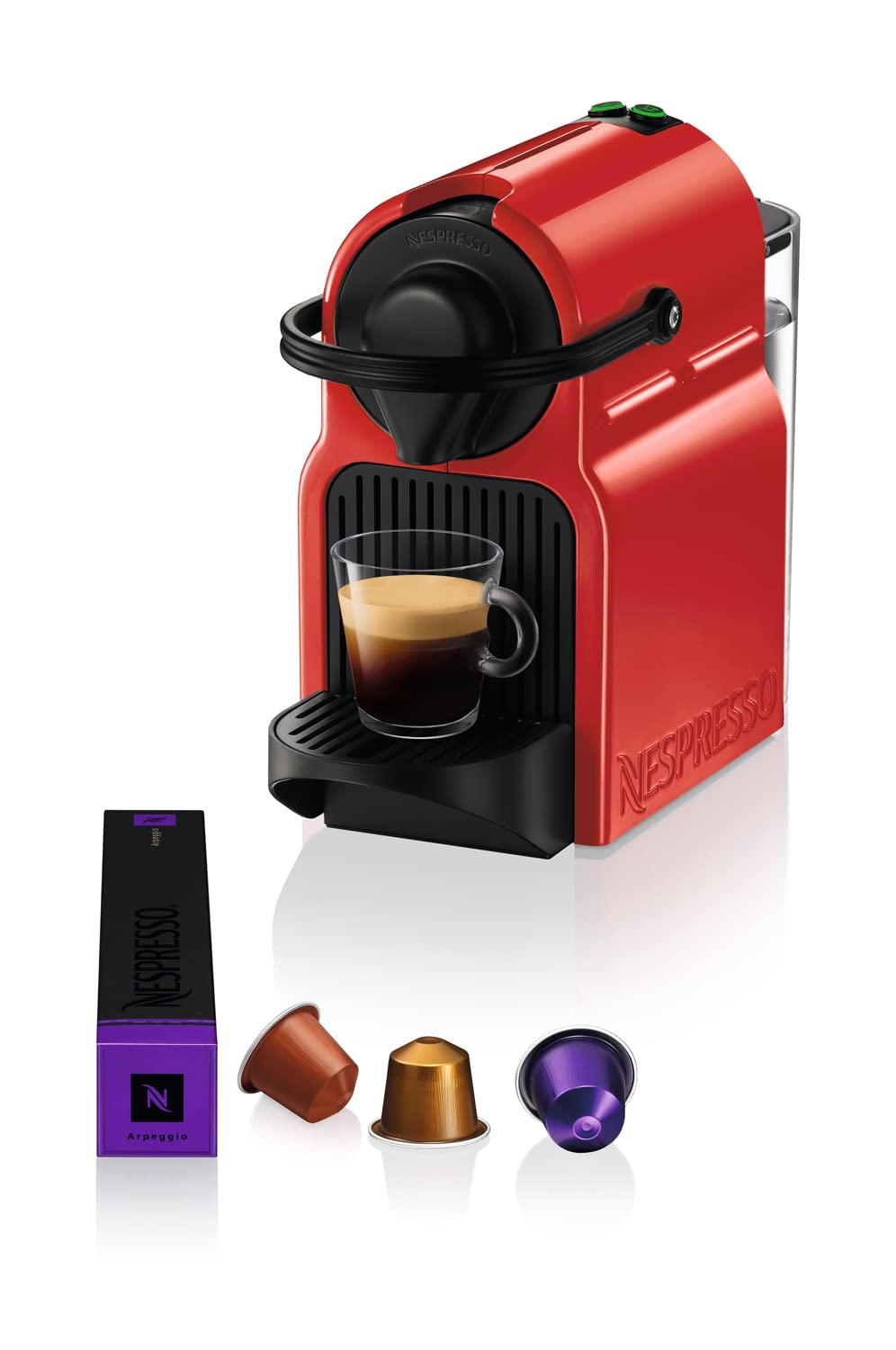 Nespresso Inissia – machine à café, coloris rouge rubis