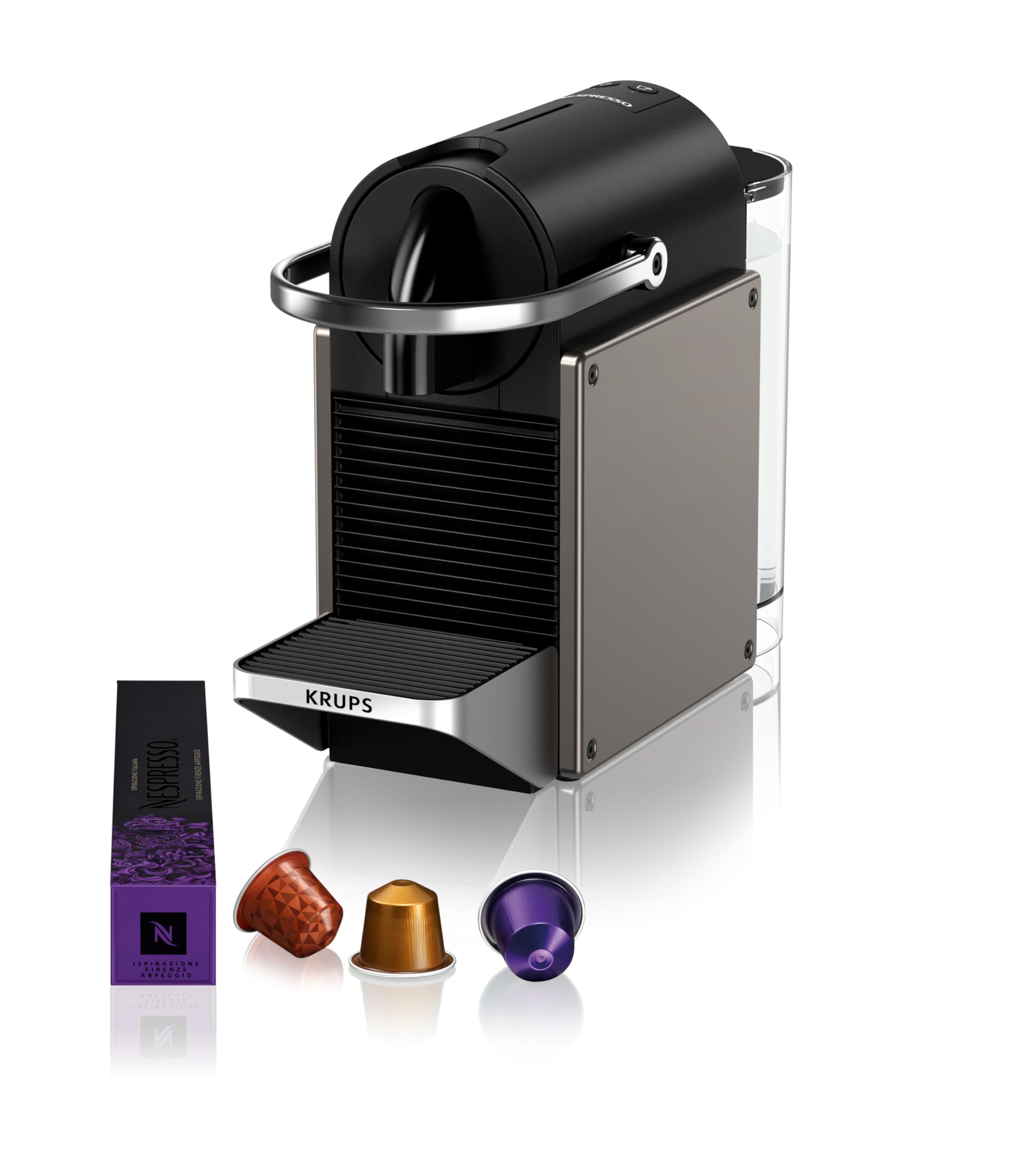 Nespresso Pixie – machine à café, coloris titane